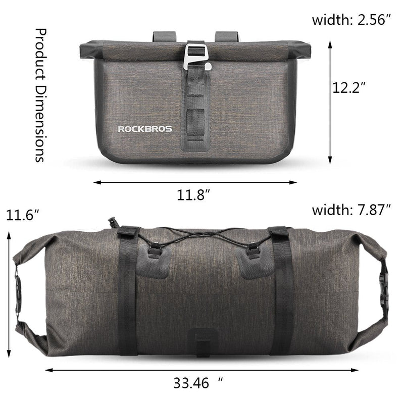 Load image into Gallery viewer, ROCKBROS 12L-20L Waterproof Bikepacking Handlebar Bags with 2 Dry Packs for Bikes
