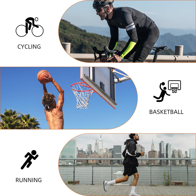 Load image into Gallery viewer, ROCKBROS Thermal Compression Arm Warmers for Men, Cycling Arm Sleeves for Winter Outdoor Activities
