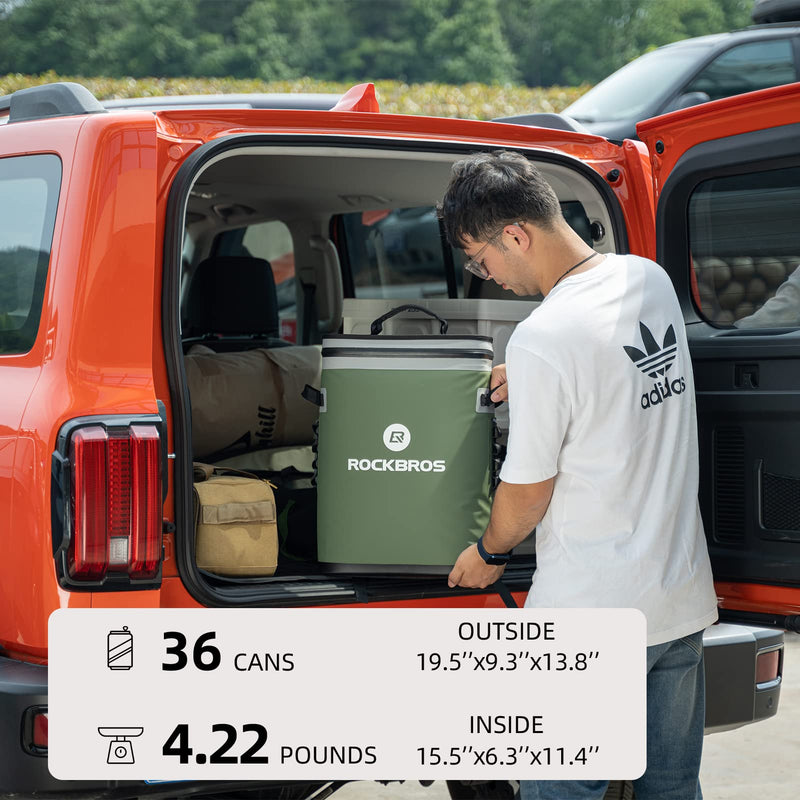 Load image into Gallery viewer, ROCKBROS Soft Cooler Waterproof 36 Can Insulated Leak Proof Soft Backpack

