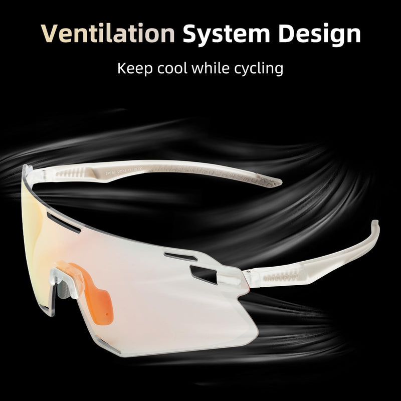 Load image into Gallery viewer, Men's TR90 Photochromic Cycling Sunglasses for MTB
