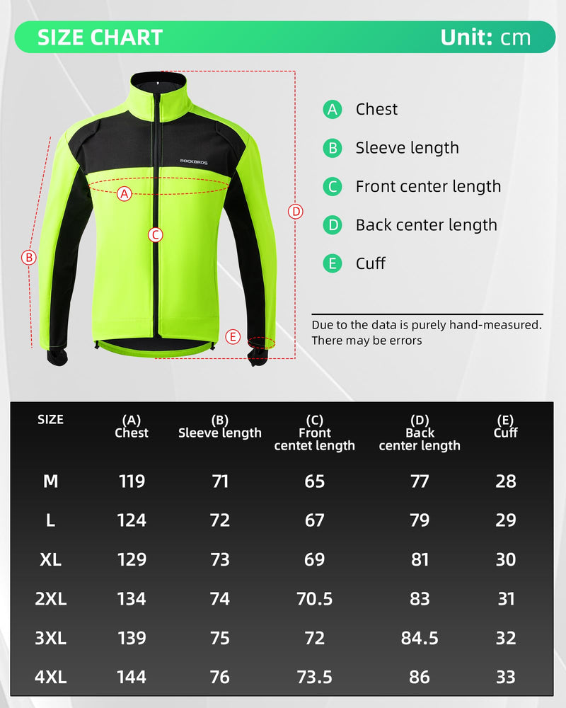 Load image into Gallery viewer, ROCKBROS Cycling Bike Winter Thermal Windproof Jackets for Men Cold Weather Hiking
