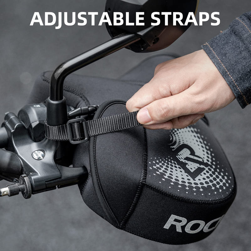 Load image into Gallery viewer, ROCKBROS Windproof Motorcycle Handlebar Muffs - Cold Weather Hand Warmers
