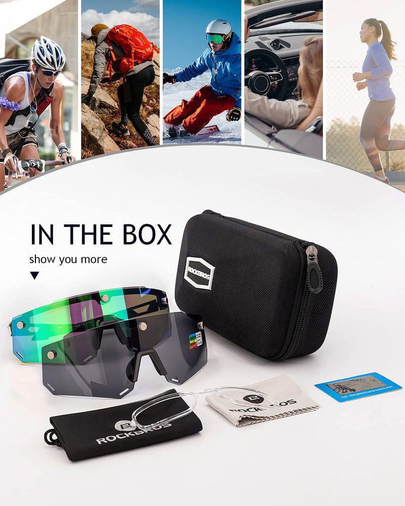 Load image into Gallery viewer, Unisex Polarized Cycling Glasses with 2 Replaceable Lenses
