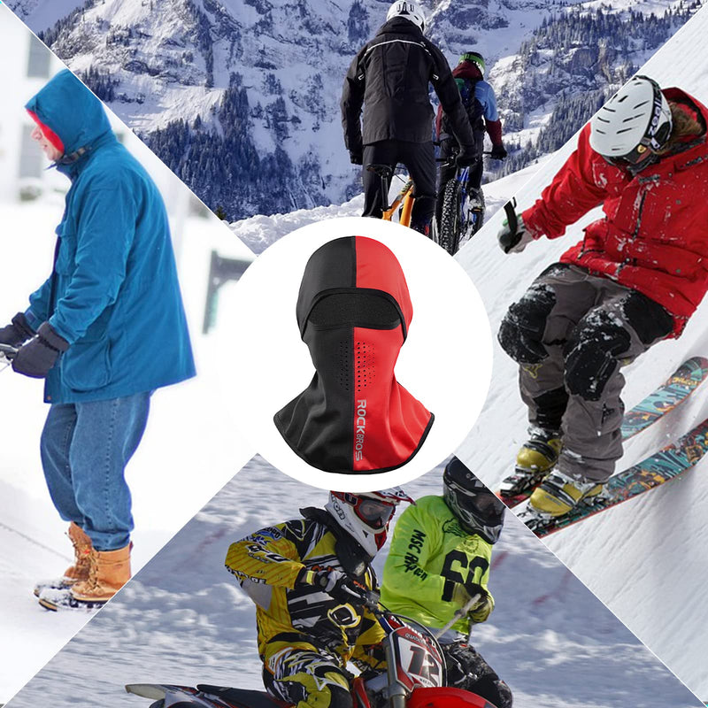 Load image into Gallery viewer, ROCKBROS Thermal Fleece Balaclava with Airholes, Windproof Helmet
