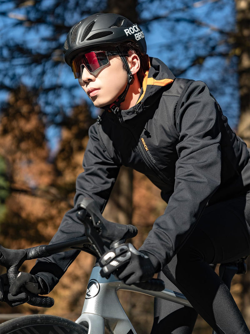 Load image into Gallery viewer, ROCKBROS Men's Winter Cycling Vest, Fleece-Lined, Windproof, Warm Sleeveless Jacket
