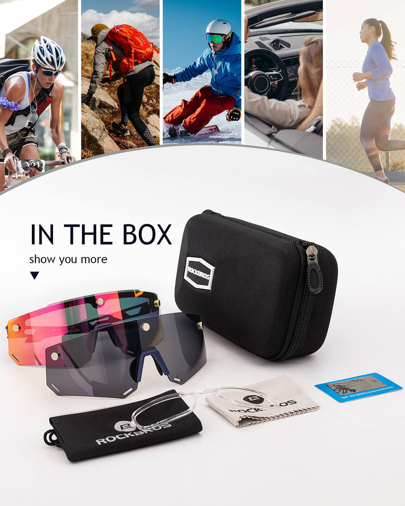 Load image into Gallery viewer, Unisex Polarized Cycling Glasses with 2 Replaceable Lenses
