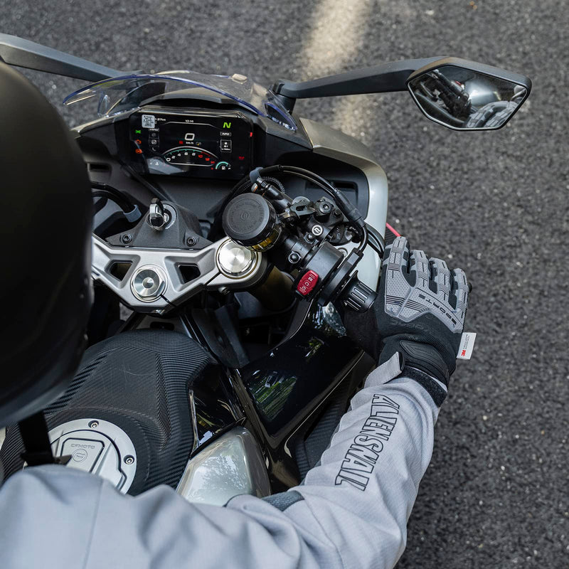 Load image into Gallery viewer, ROCKBROS Winter Touchscreen Motorcycle Gloves with Palm Padding &amp; Knuckle Protection
