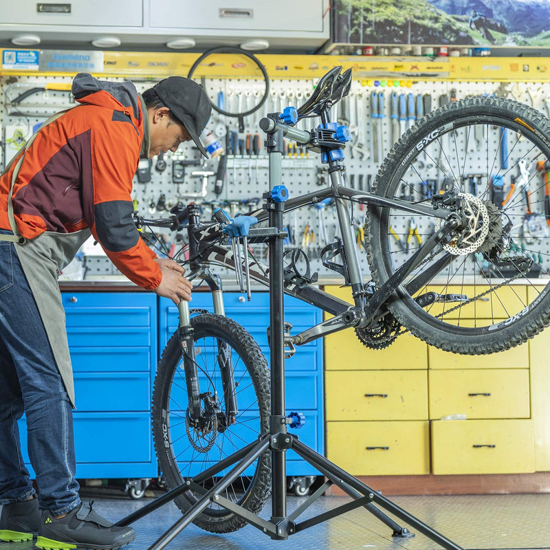 Load image into Gallery viewer, Height-Adjustable Bike Repair Stand for Home Maintenance

