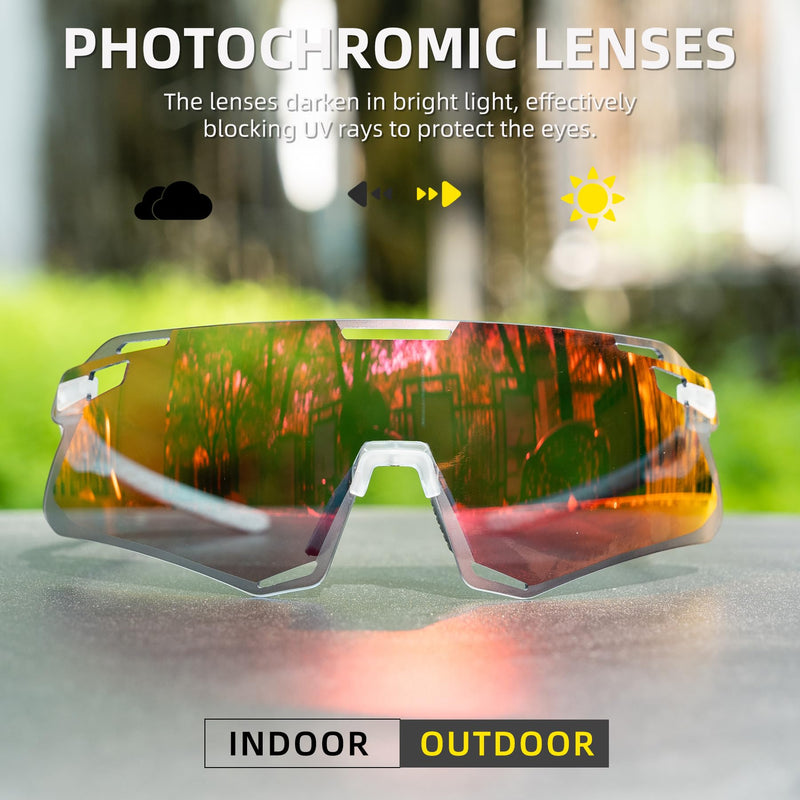 Load image into Gallery viewer, Men's TR90 Photochromic Cycling Sunglasses for MTB
