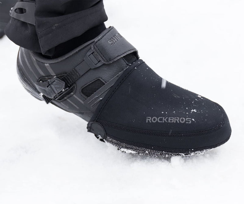 Load image into Gallery viewer, ROCKBROS Cycling Shoe Toe Covers Winter Toe Warmers Cycling Overshoes Protectors Kevlar
