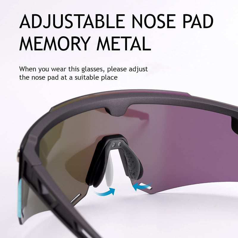 Load image into Gallery viewer, Unisex Polarized Cycling Glasses with 2 Replaceable Lenses
