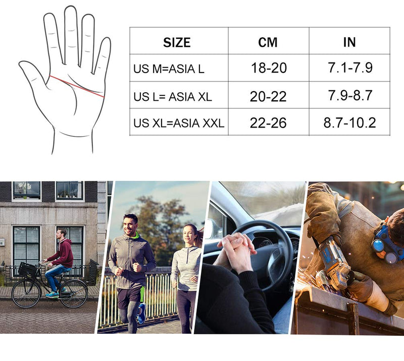 Load image into Gallery viewer, ROCKBROS Full Finger Cycling Gloves for Men, Motorcycle and Mountain Bike Gloves

