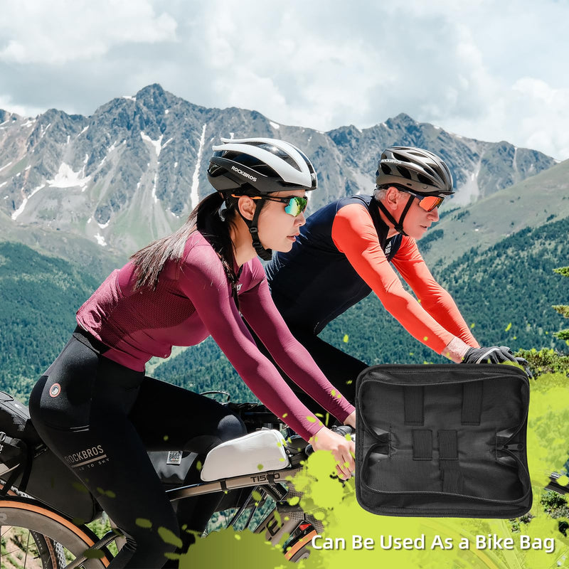 Load image into Gallery viewer, ROCKBROS Bike Tool Kit with Tire Pump, Multi-Function Tool, Patches, Portable Repair Bag
