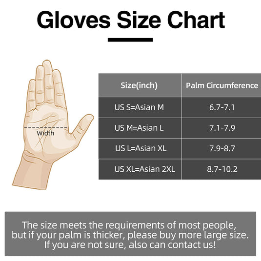 ROCKBROS Winter Gloves for Men Full Finger Touchscreen Cycling Gloves for Hiking Motorcycle