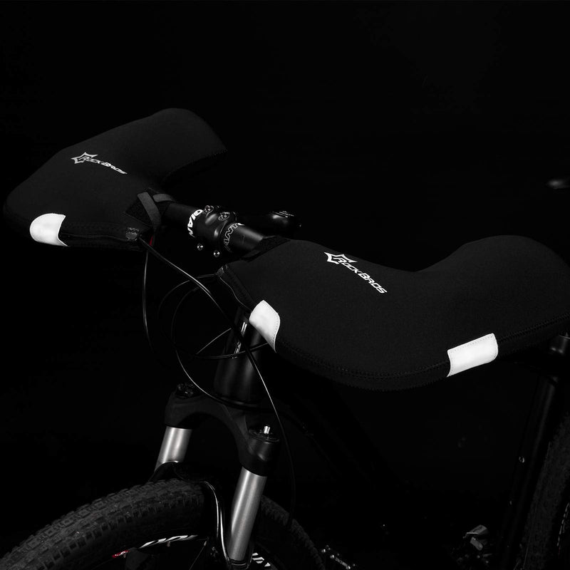 Load image into Gallery viewer, ROCKBROS Winter Bike Handlebar Mittens - Windproof Thermal Pogies for MTB
