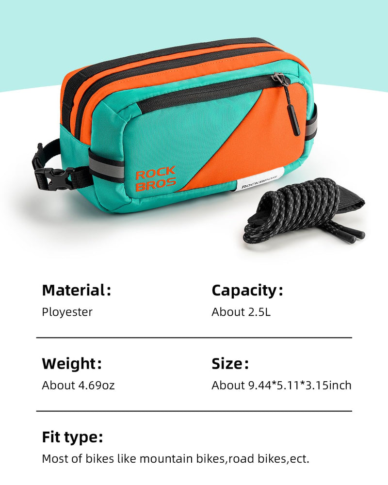 Load image into Gallery viewer, ROCKBROS Urban Rider Series Bike Handlebar Bag Large Capacity Shoulder Strap
