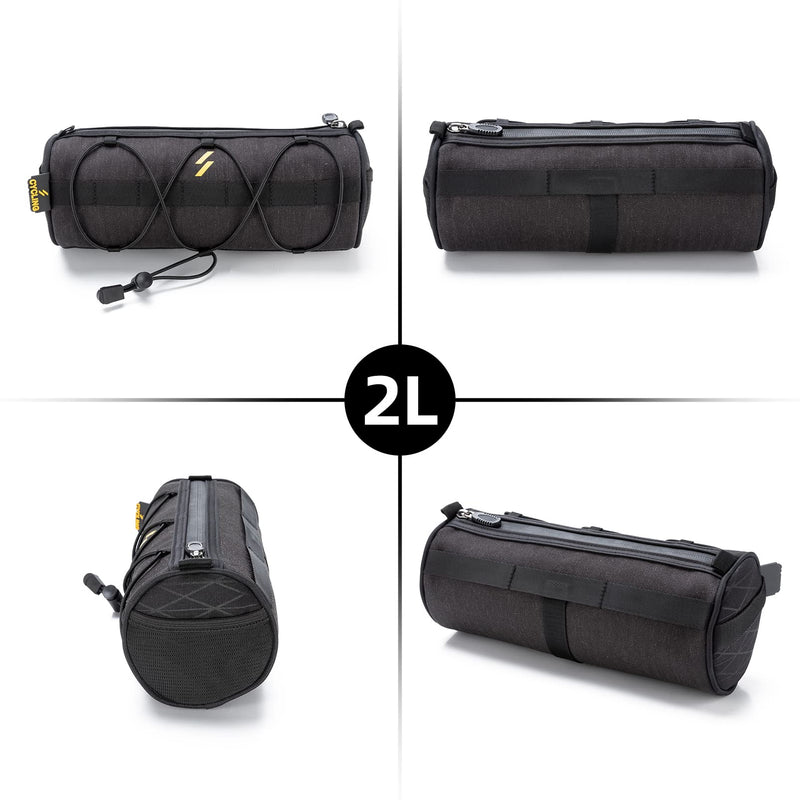 Load image into Gallery viewer, ROCKBROS Small Handlebar Bag Handy Front Bike Storage Pouch with Shoulder Strap Ideal
