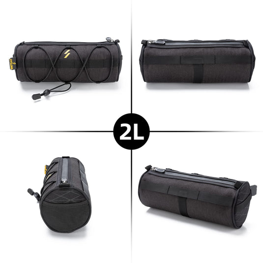 ROCKBROS Small Handlebar Bag Handy Front Bike Storage Pouch with Shoulder Strap Ideal