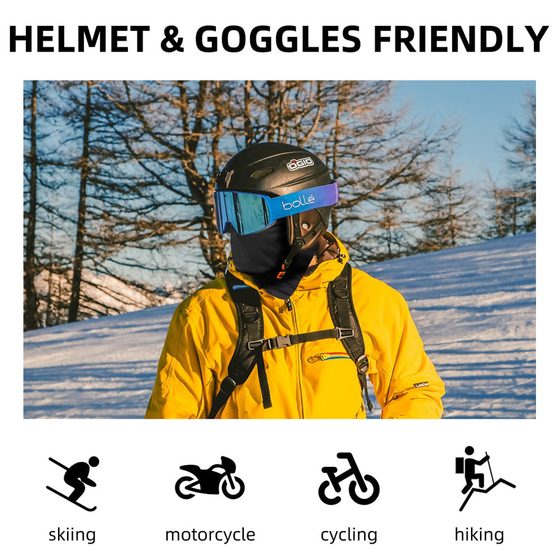 Load image into Gallery viewer, ROCKBROS Thermal Ski Mask, Windproof Fleece Balaclava for Cold Weather, Ski Face Mask for Men
