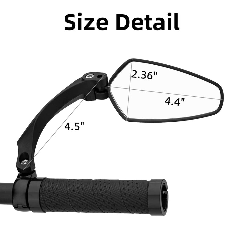 Load image into Gallery viewer, ROCKBROS Bike Handlebar Rear View Mirror with HD Anti-Glare Glass
