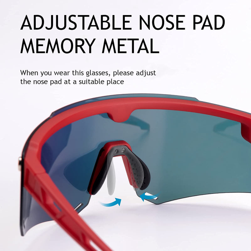 Load image into Gallery viewer, Unisex Polarized Cycling Glasses with 2 Replaceable Lenses
