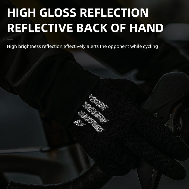 Load image into Gallery viewer, ROCKBROS Men's Mountain Bike Gloves Touch Screen Anti-Slip Full Finger MTB Gloves
