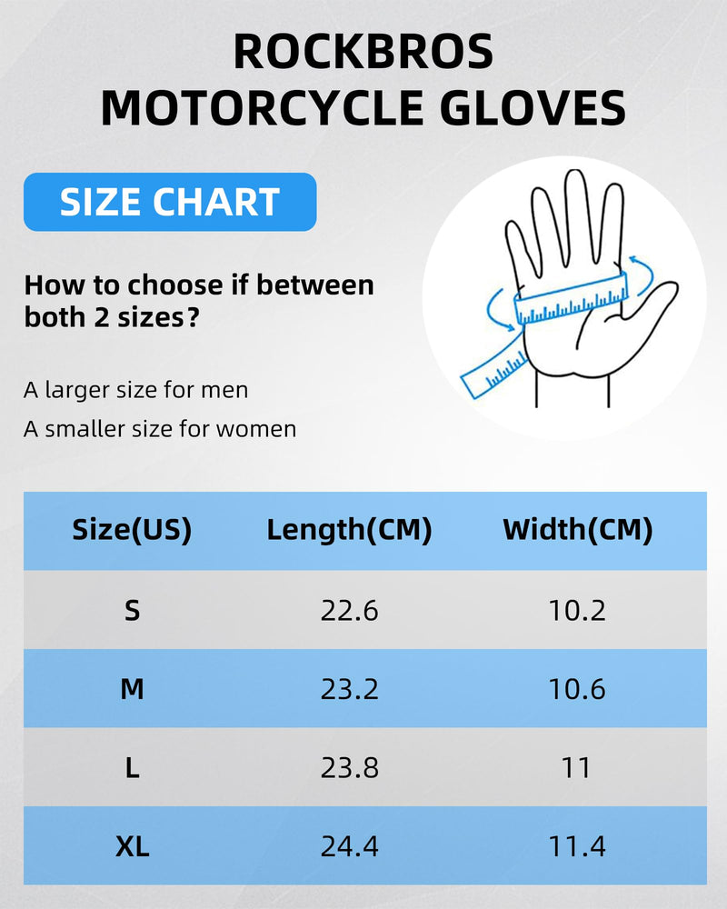 Load image into Gallery viewer, ROCKBROS Motorcycle Gloves for Men Women Touchscreen Hard Knuckles Breathable MTB
