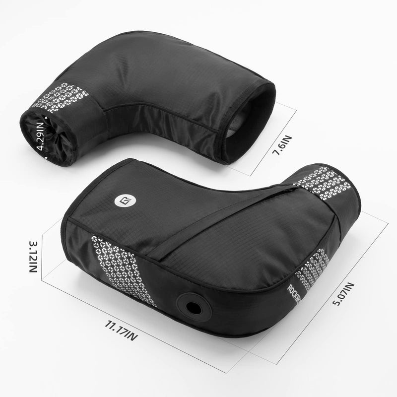 Load image into Gallery viewer, ROCKBROS Thinsulate Thermal Bike Handlebar Mittens - Cold Weather Pogies Cover Gloves

