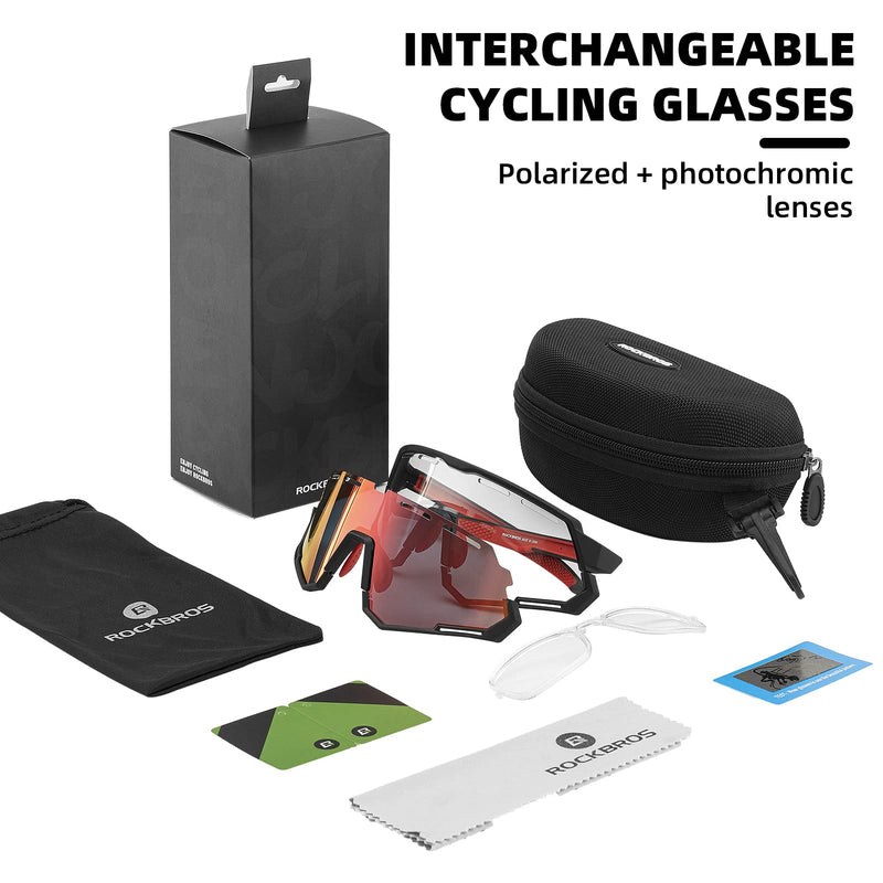 Load image into Gallery viewer, Polarized Photochromic Cycling Goggles (2-Lens Kit)
