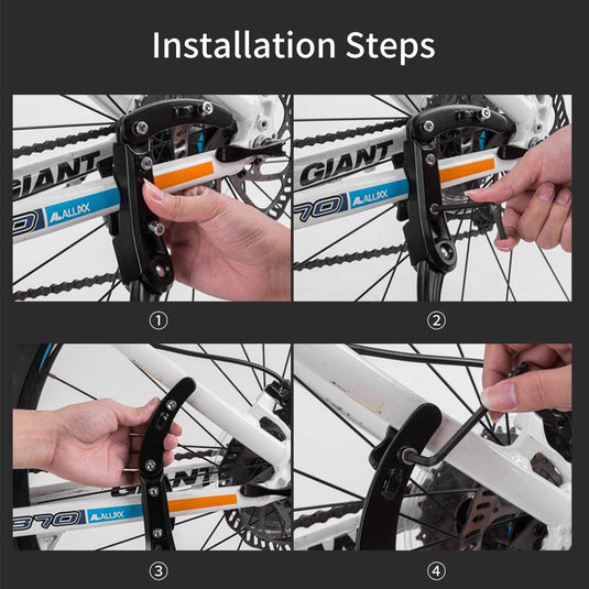 Heavy-Duty Side Kickstand for 24"-28" Mountain Bikes