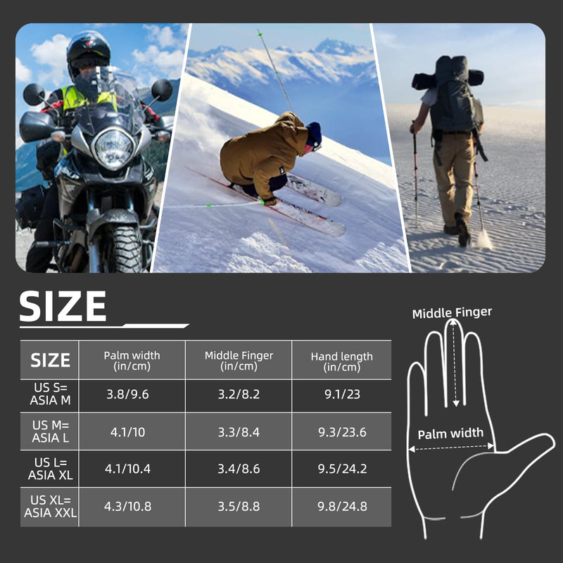Load image into Gallery viewer, ROCKBROS Touchscreen Motorcycle Gloves, Full Finger Gear with Hard Carbon Fiber Shell
