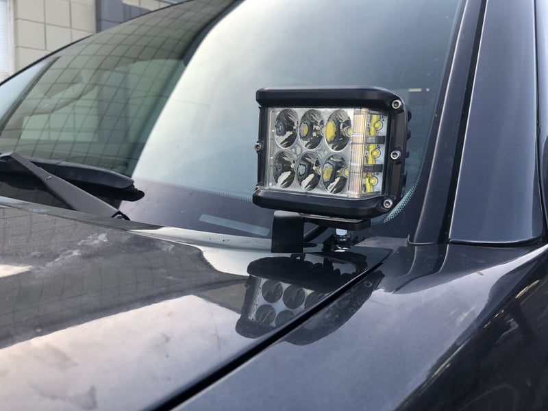 Load image into Gallery viewer, Low Profile LED Ditch Light Brackets Kit For 2005-2015 Toyota Tacoma
