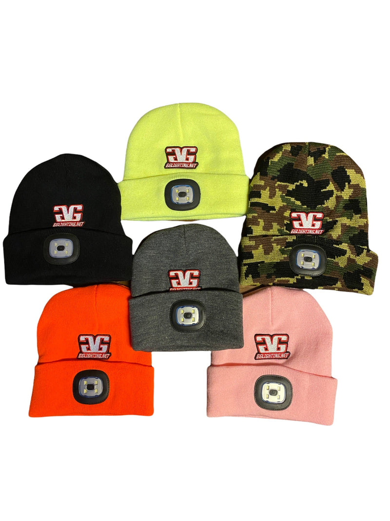 Load image into Gallery viewer, GG Beanie With Built In LED Light
