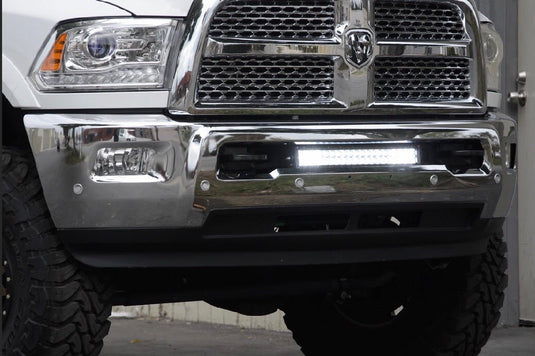 22inch Bumper Hidden LED Light Bar Brackets Kit For 2010-2018 Dodge 2500/3500