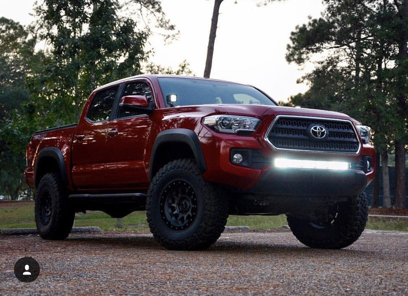Load image into Gallery viewer, 32" Lower Bumper Hidden LED Light Bar Kit Fits 2016-2023 Toyota Tacoma
