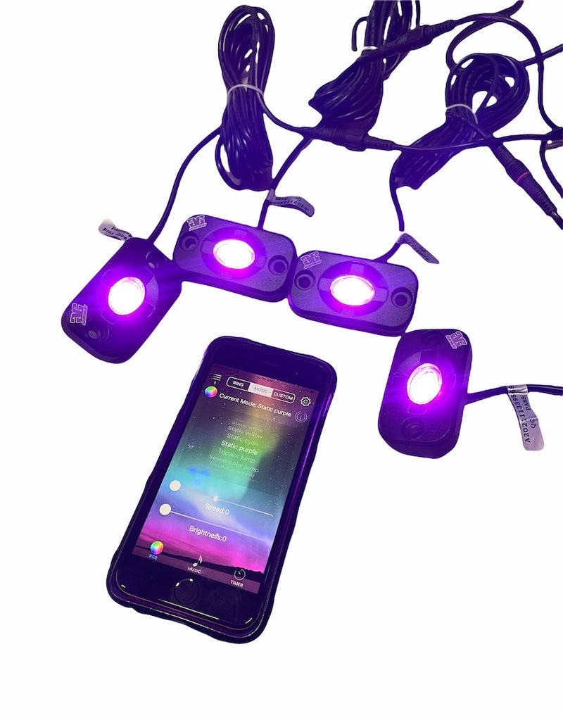 Load image into Gallery viewer, RGB LED Color Changing Rock Lights
