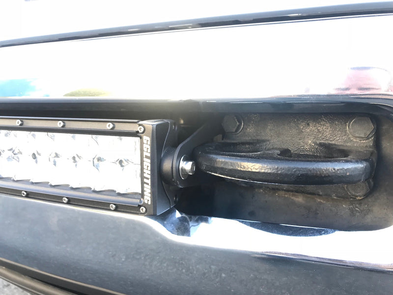Load image into Gallery viewer, 2009-2018 Dodge Ram 30" Curved Lightbar Bumper Brackets
