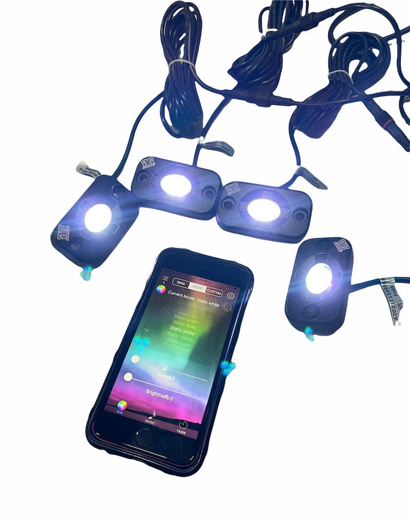Load image into Gallery viewer, RGB LED Color Changing Rock Lights

