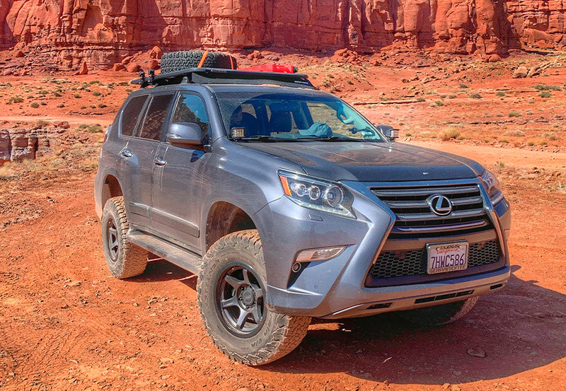 Load image into Gallery viewer, Low Profile LED Ditch Light Brackets Kit For 2010-2022 Lexus GX 460

