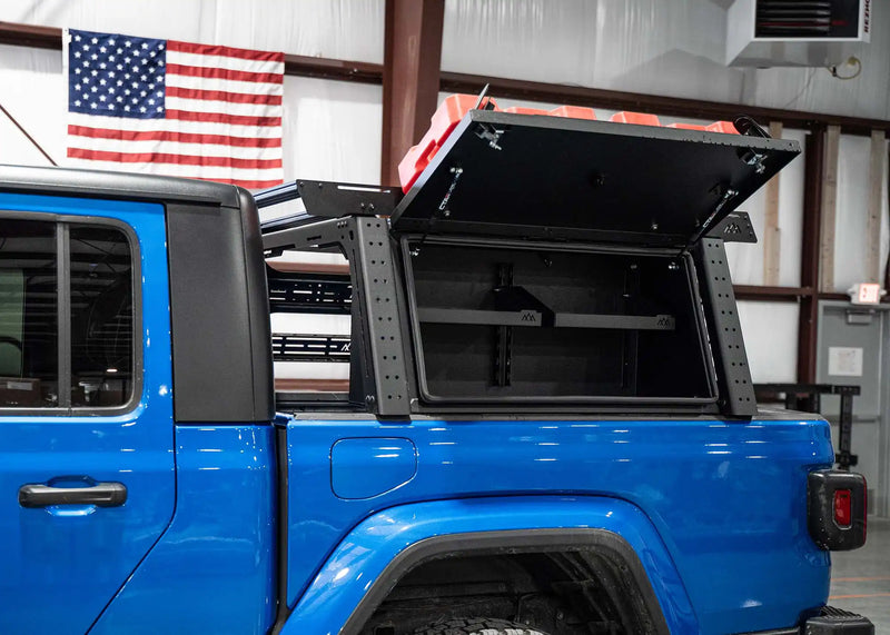 Load image into Gallery viewer, Overland Bed Rack Storage Box - Jeep Gladiator
