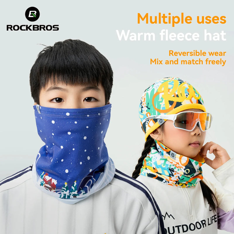 Load image into Gallery viewer, Kids Cycling Neck Gaiter Warm Double-Sided
