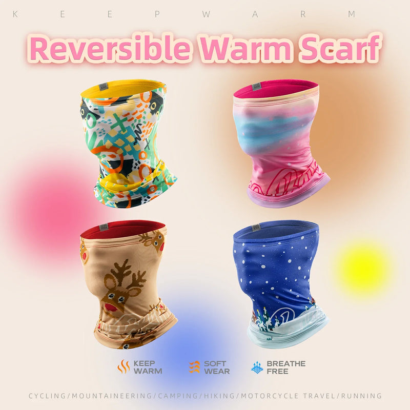 Load image into Gallery viewer, Kids Cycling Neck Gaiter Warm Double-Sided
