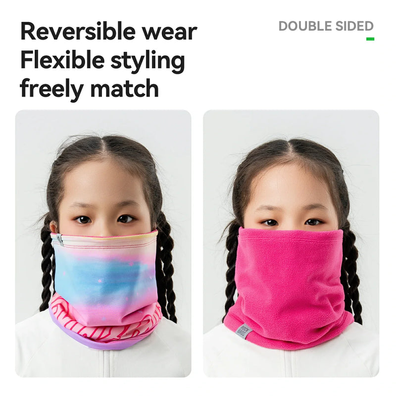 Load image into Gallery viewer, Kids Cycling Neck Gaiter Warm Double-Sided
