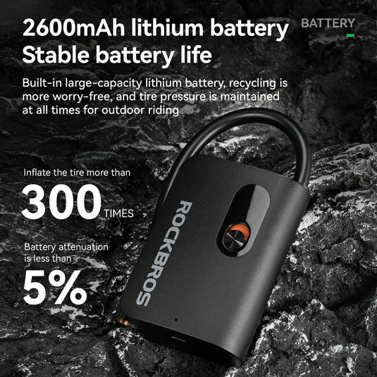 L1 Mini Electric Bike Tire Pump 70PSI