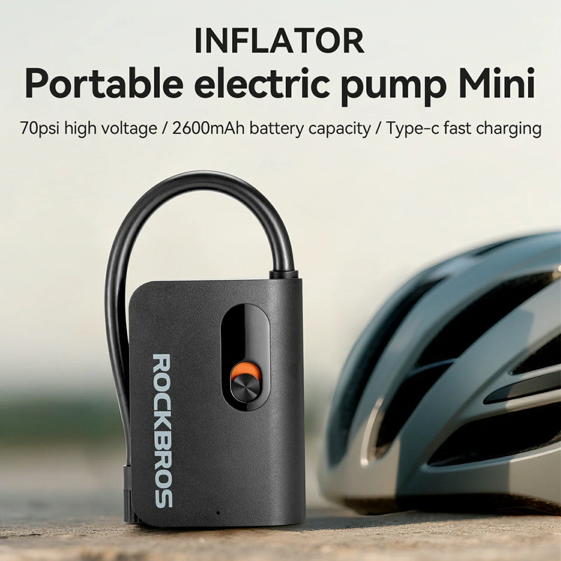 Load image into Gallery viewer, L1 Mini Electric Bike Tire Pump 70PSI
