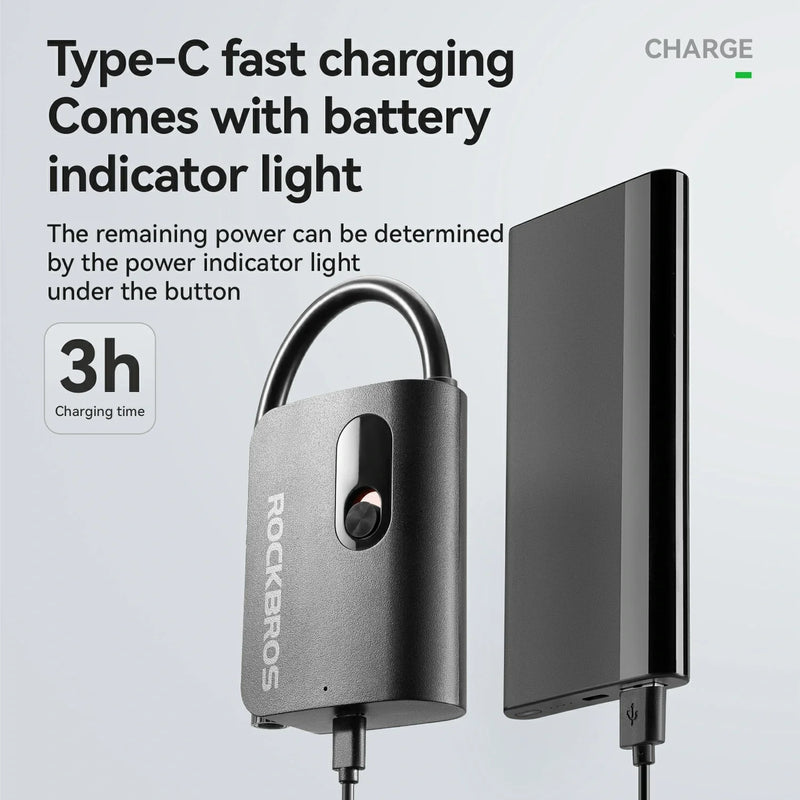 Load image into Gallery viewer, L1 Mini Electric Bike Tire Pump 70PSI
