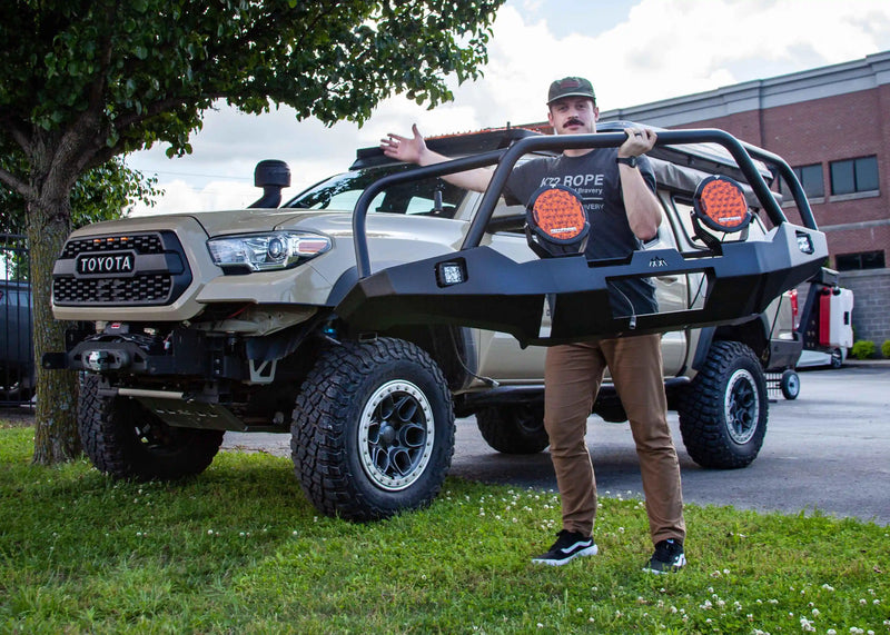 Load image into Gallery viewer, Hi-Lite Overland Toyota Tacoma Front Bumper 3rd Gen (2016-2023) [Bull Bar]
