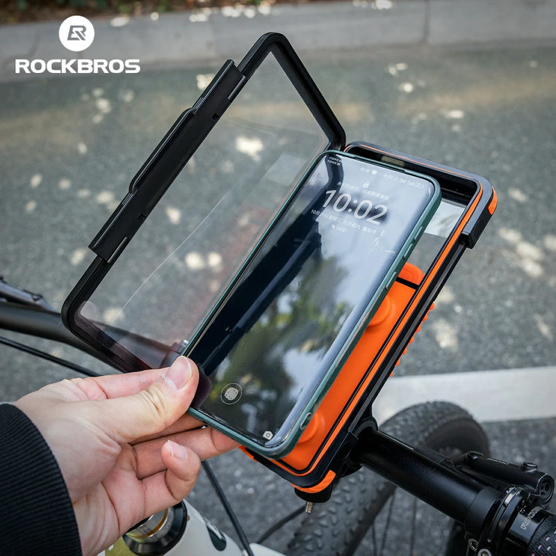 Load image into Gallery viewer, Magnetic Waterproof Bike Phone Holder Shock-Absorbing For 4.7–6.9‘’
