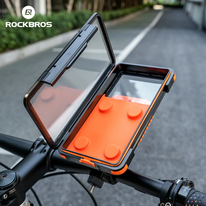 Load image into Gallery viewer, Magnetic Waterproof Bike Phone Holder Shock-Absorbing For 4.7–6.9‘’
