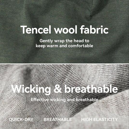 Winter Cap and Face Mask Set Merino Wool Thermal